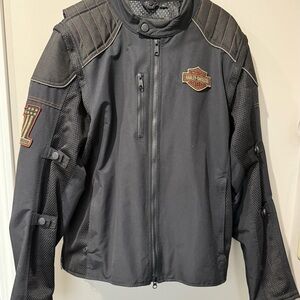 Harley-Davidson Black 3 in 1 Riding Jacket XL Like New